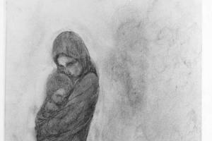 Moeder en kind - June 1914