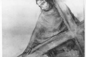 Christus draagt het kruis
