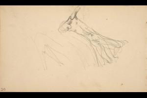 Schetsblad uit Schetsboek met figuurstudies - 1891 - 1898