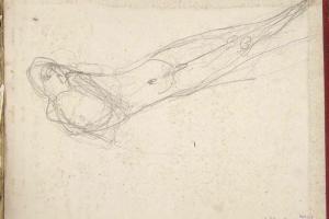 Schetsblad uit Schetsboek met figuurstudies - 1894 - 1896