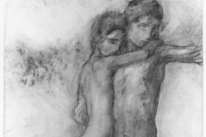 Two Figures Embracing - 1917
