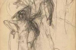 Page from the Sketchbook with Figure Studies - 1891 - 1898