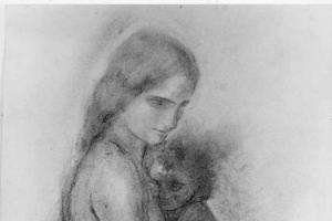 Moeder en kind - 1918