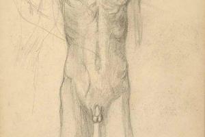 Schetsblad uit Schetsboek met figurenstudies - 1898