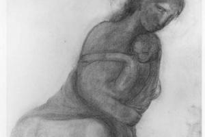 Moeder en kind - 1916