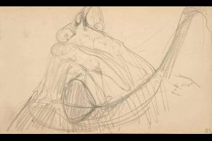 Page from the Sketchbook with Figure Studies - 1891 - 1898