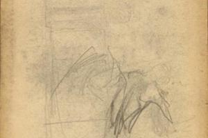 Page from the Sketchbook with Figure Studies - 1891 - 1898