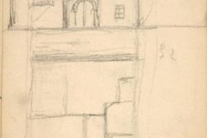 Page from the Sketchbook with Figure Studies - 1891 - 1898