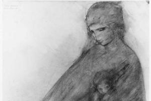 Moeder en kind - 1916