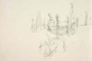 Page from the Sketchbook with Figure Studies - 1894 - 1896