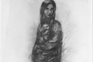 Vrouw met kind - November 10 1918