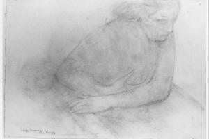 Leunende vrouw - 1915