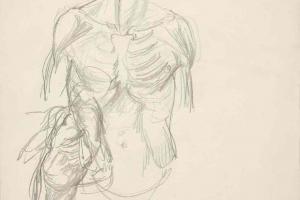 Page from the Sketchbook with Figure Studies - 1894 - 1896