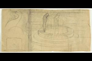 Studie voor De fontein der geknielden (recto) - 1898