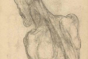 Schetsblad uit Schetsboek met figurenstudies - 1898