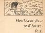 Kaftontwerp voor Mon Coeur pleure d'Autrefois - 1889