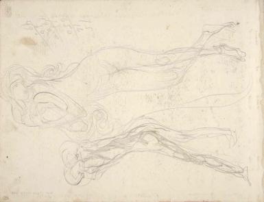 Schetsblad uit Schetsboek met figuurstudies - 1894 - 1896