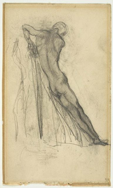 Schetsblad uit Schetsboek met figuurstudies - 1891 - 1898