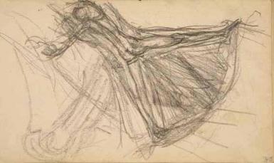 Page from the Sketchbook with Figure Studies - 1891 - 1898