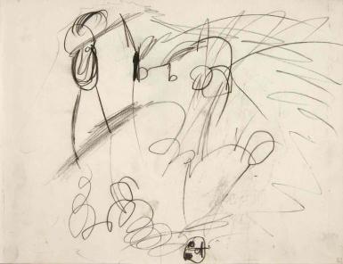Page from the Sketchbook with Figure Studies - 1894 - 1896