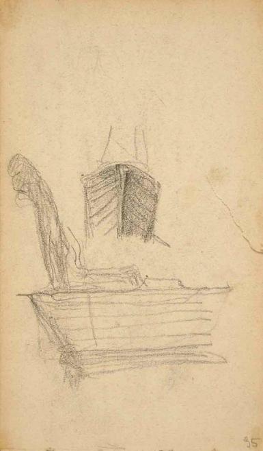 Page from the Sketchbook with Figure Studies - 1891 - 1898
