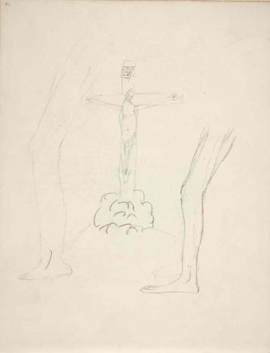 Page from the Sketchbook with Figure Studies - 1894 - 1896