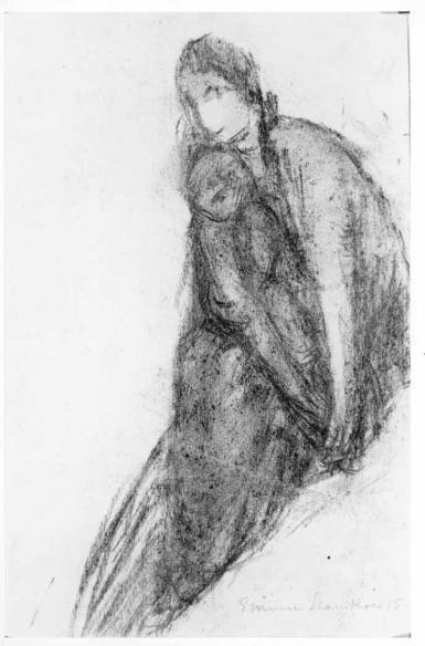 Moeder en kind - 1915