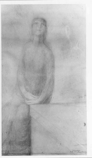 Zittende vrouw - 1919