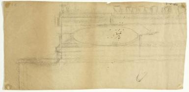 Sketch for the Fountain of the Kneeling Youths (verso) - 1898