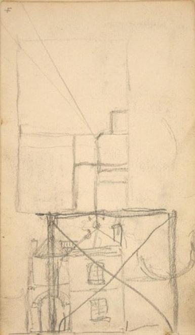 Schetsblad uit Schetsboek met figuurstudies - 1891 - 1898