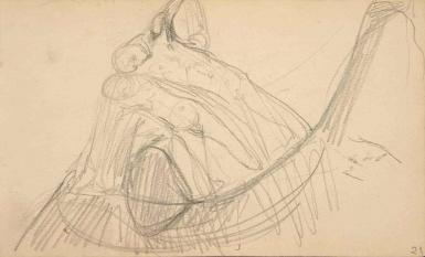 Page from the Sketchbook with Figure Studies - 1891 - 1898