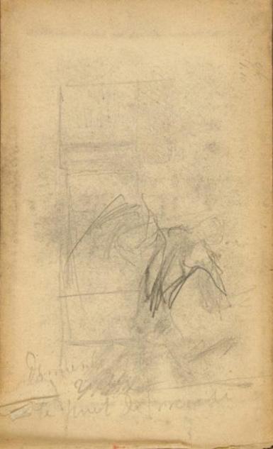 Page from the Sketchbook with Figure Studies - 1891 - 1898