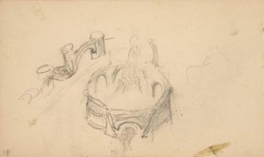 Page from the Sketchbook with Figure Studies - 1891 - 1898