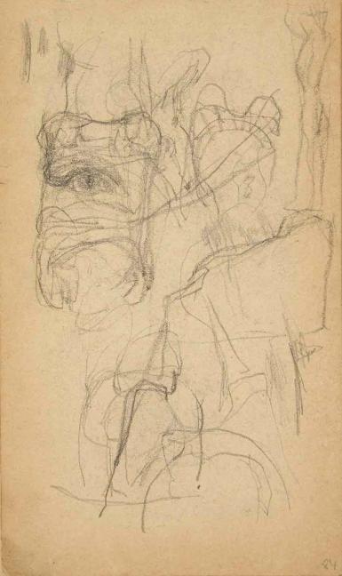 Page from the Sketchbook with Figure Studies - 1891 - 1898