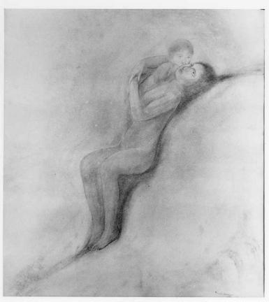 Moeder en kind - 1917