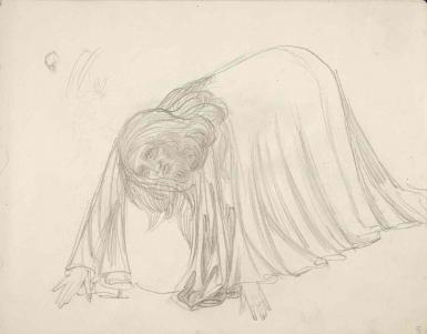 Page from the Sketchbook with Figure Studies - 1894 - 1896
