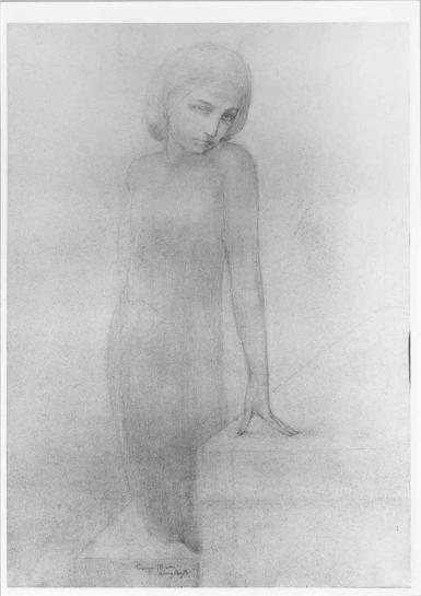 Woman Leaning on her Hand