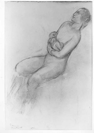 Moeder en kind - 1915