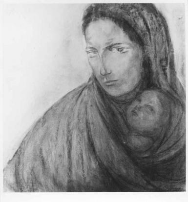 Moeder en kind - 1917