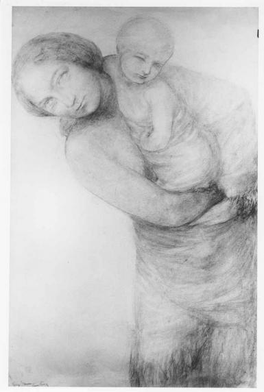 Moeder en kind - 1915