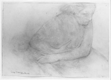 Leunende vrouw - 1915