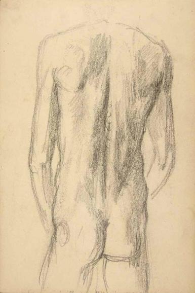 Page from the Sketchbook with Figure Studies - 1898