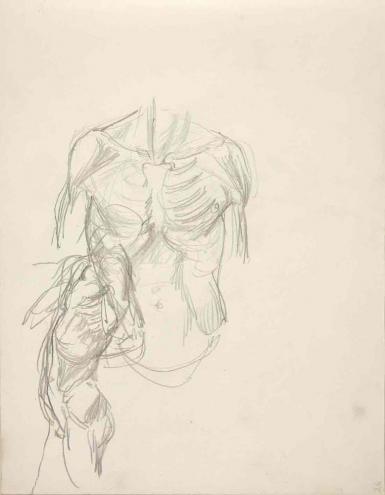 Schetsblad uit Schetsboek met figuurstudies - 1894 - 1896