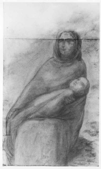 Moeder en kind - 1916