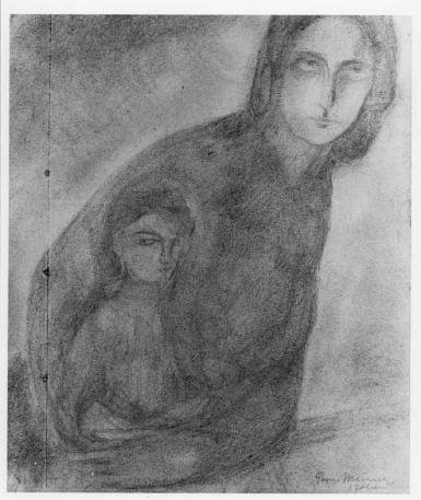 Moeder en kind - 1917