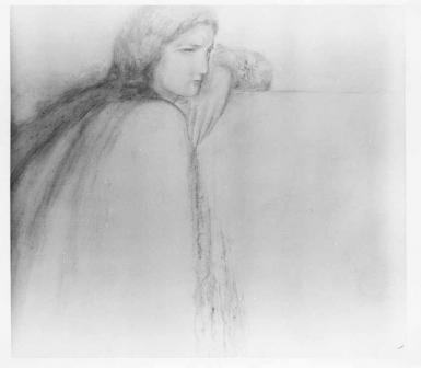 Leunende vrouw - 1916