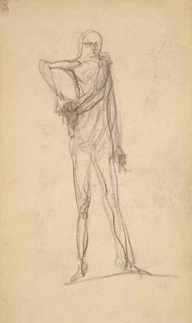Page from the Sketchbook with Figure Studies - 1891 - 1898